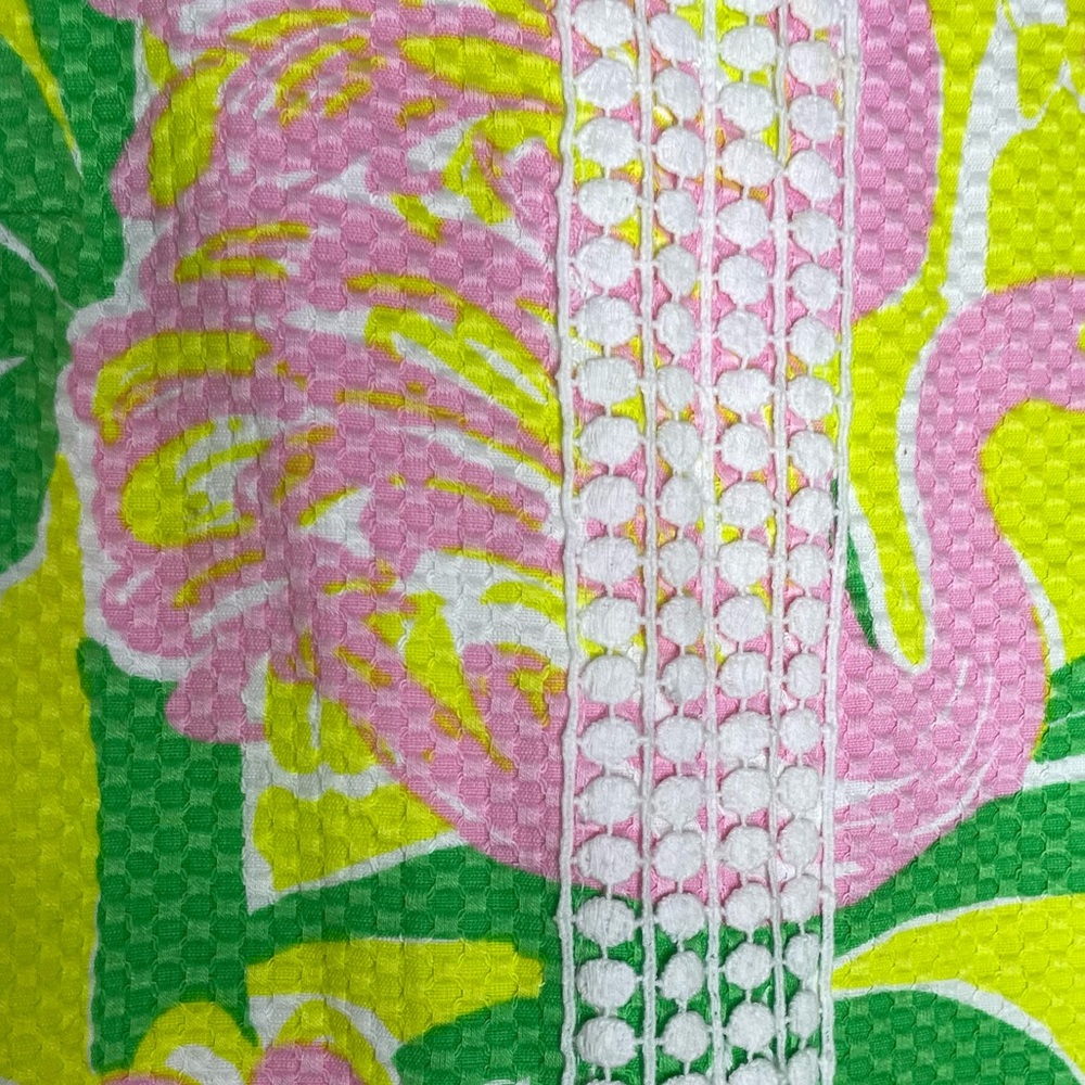 Lilly Pulitzer For Target flamingo print lace shift sleeveless dress Medium - Picture 10 of 15